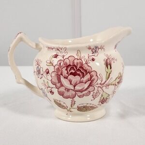 VTG c. 1930s Rose Chintz Johnson Bros. Creamer 3.5" X 4" No Underplate